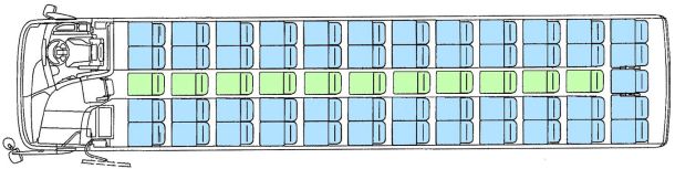 座席レイアウト